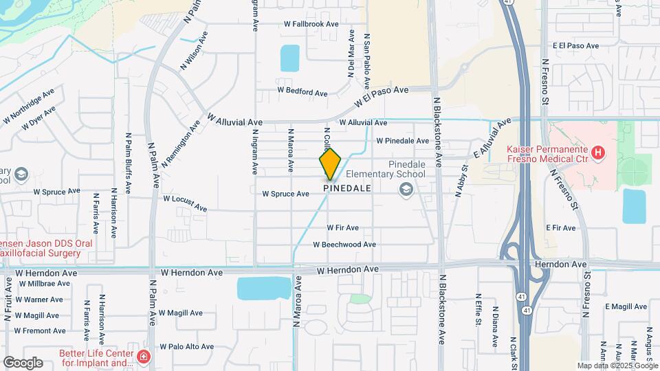 7218 N College Ave Map and Location Details