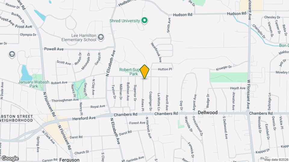 532 Ames Pl Map and Location Details