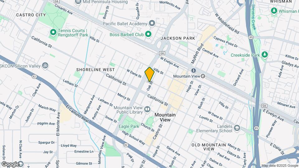 310 Oak St Map and Location Details