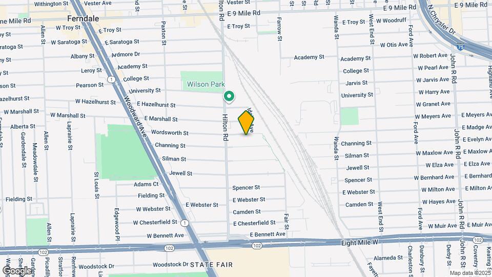 760 Wordsworth St Map and Location Details