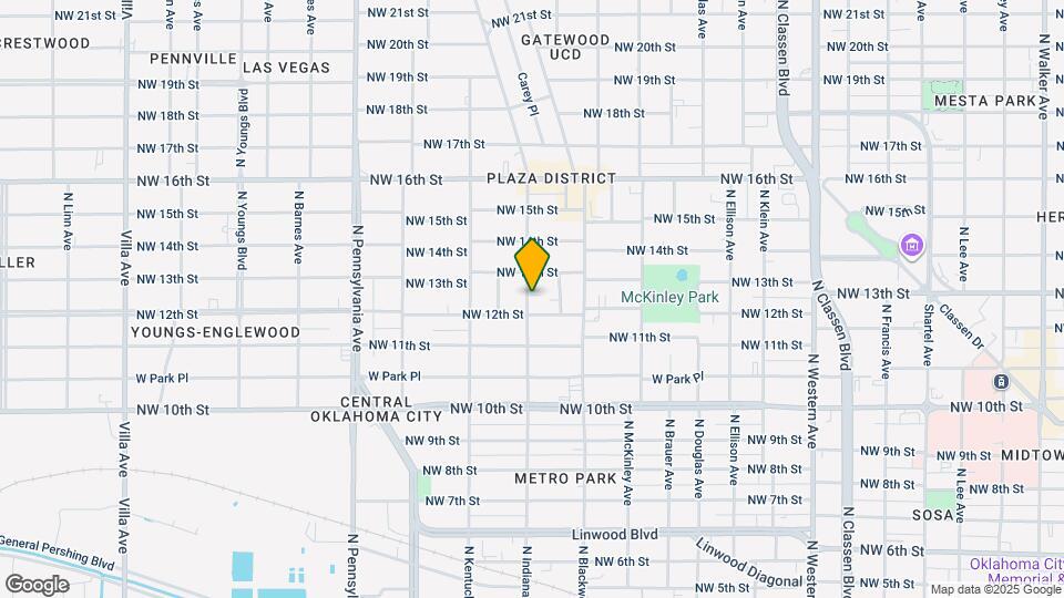 1312 N Indiana Ave Map and Location Details