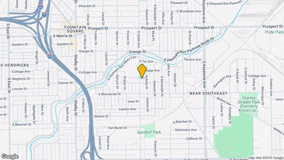 1527 S State Ave Map and Location Details