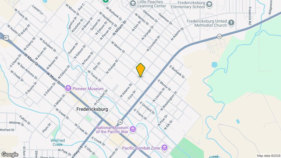 611 N Adams St Map and Location Details