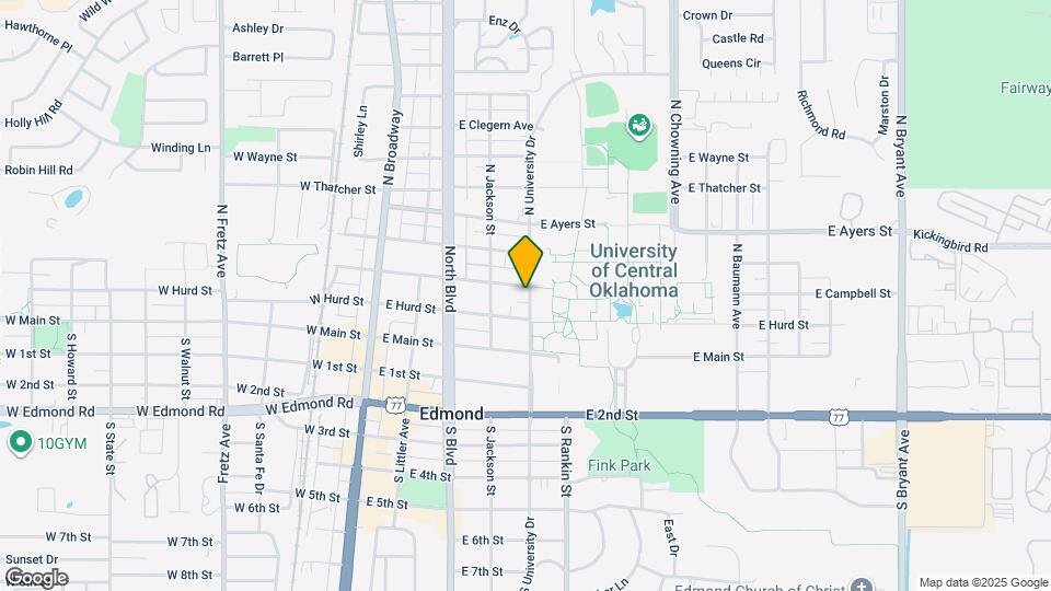 117 N University Dr, Unit Apt 1 Map and Location Details