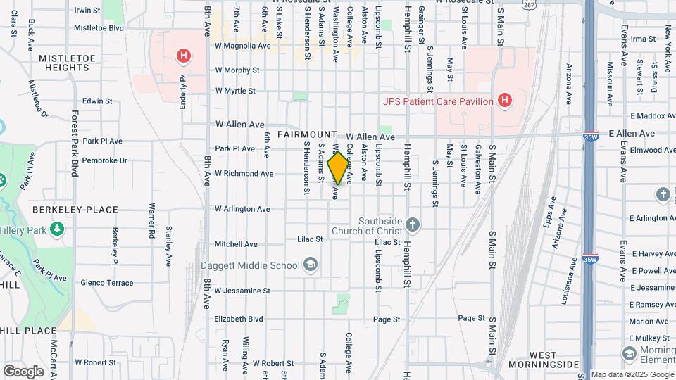 1903 Washington Ave Map and Location Details
