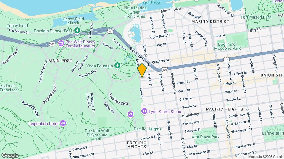 2860 Greenwich St Map and Location Details