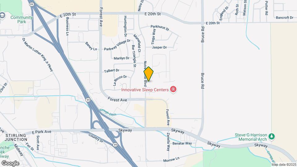 2371 Notre Dame Blvd Map and Location Details