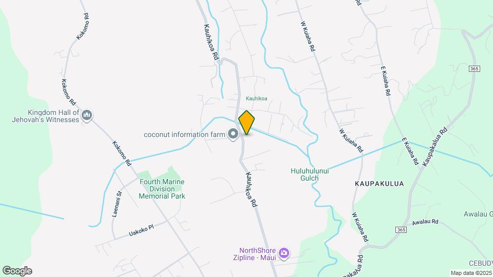 1727 Kauhikoa Rd Map and Location Details