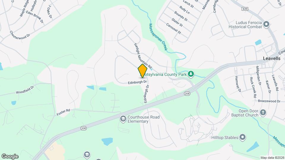 10622 Edinburgh Dr Mapa y Detalles de la Ubicación