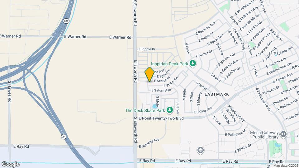 9258 E Static Ave Map and Location Details