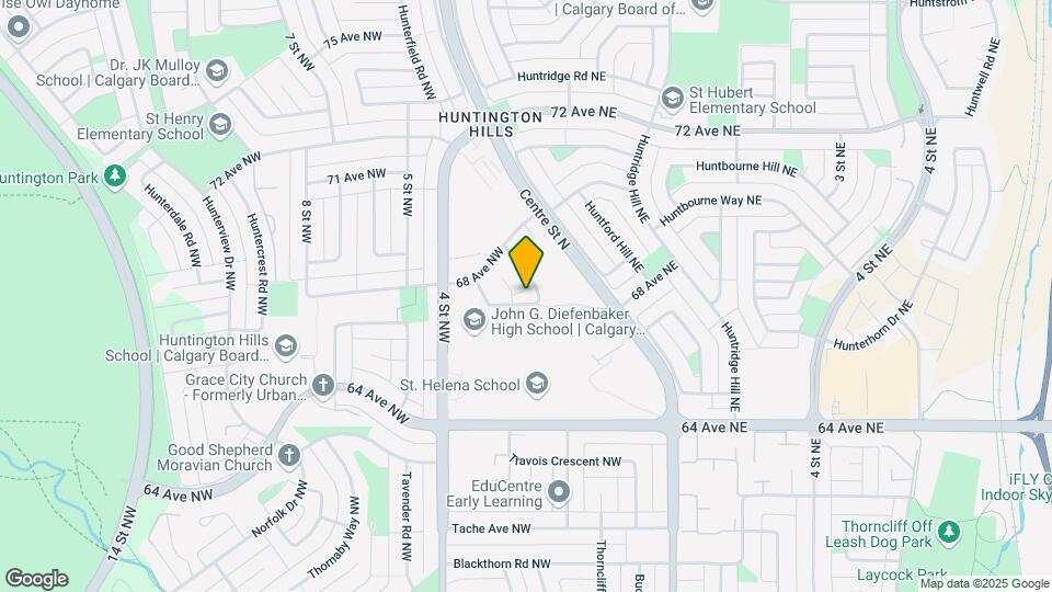 431 Huntsville Cres NW Map and Location Details