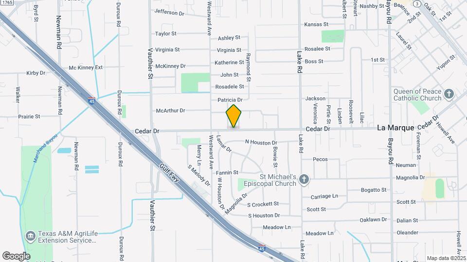 2821 Cedar Dr Map and Location Details