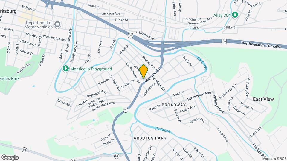 122 Marshall St Map and Location Details