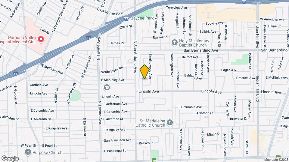 1308 Claremont Pl Map and Location Details