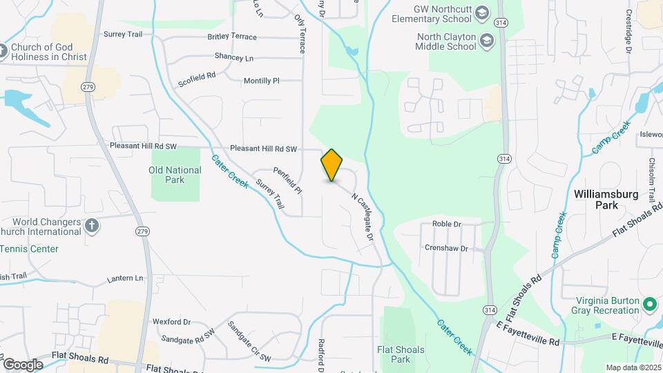 5763 N Castlegate Dr Map and Location Details