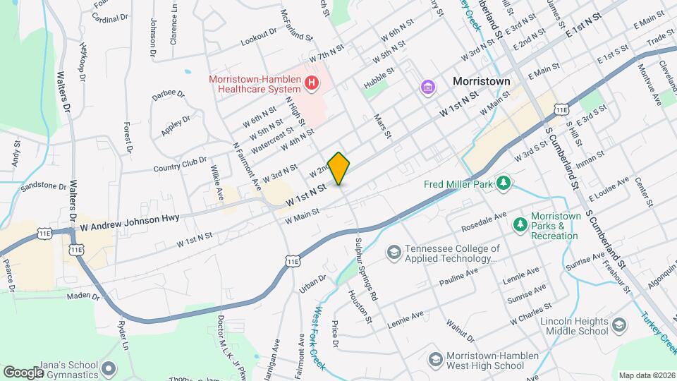 107 N High St Map and Location Details