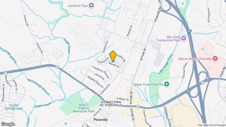 233 Emmett Dr Map and Location Details