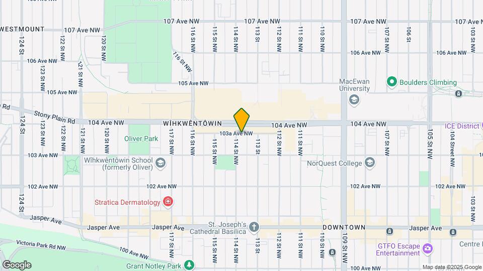 10345 114th St NW Map and Location Details