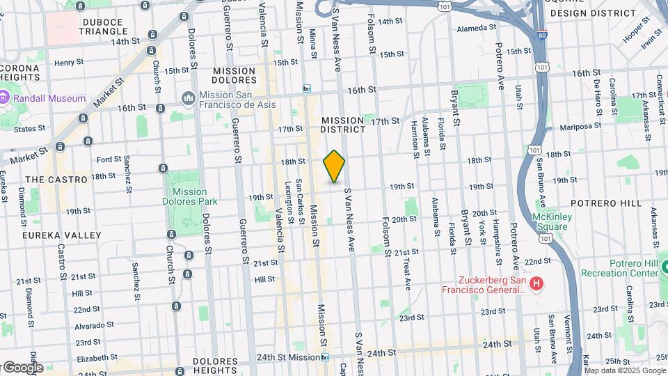 3338-3344 19th St Mapa y Detalles de la Ubicación