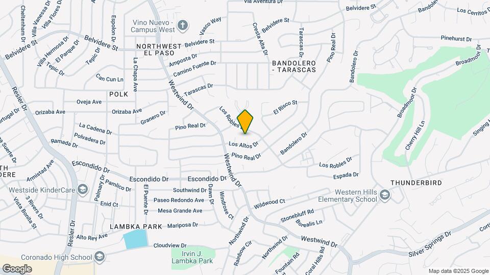 6407 Los Altos Dr Map and Location Details