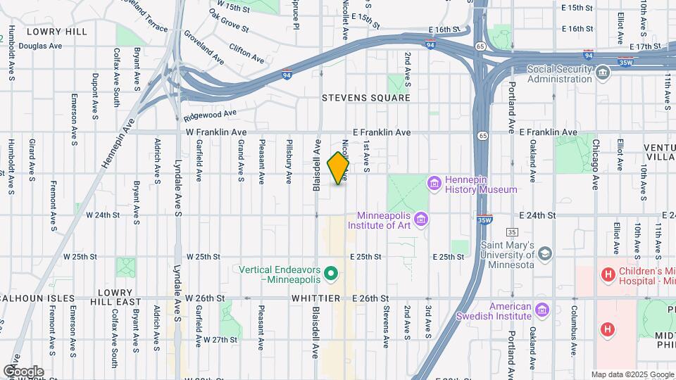 2218 Nicollet Ave Map and Location Details
