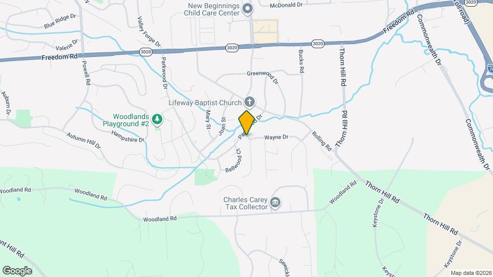 203 Parkwood Dr Map and Location Details