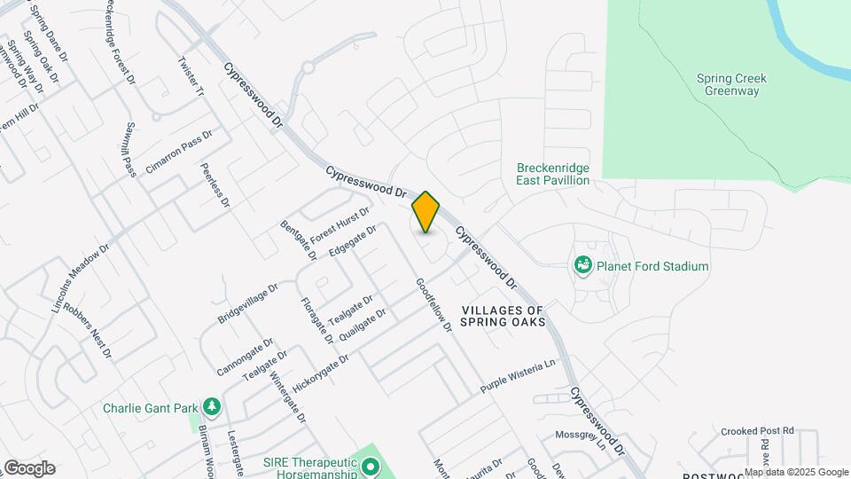 5107 Light Bluff Ct Map and Location Details