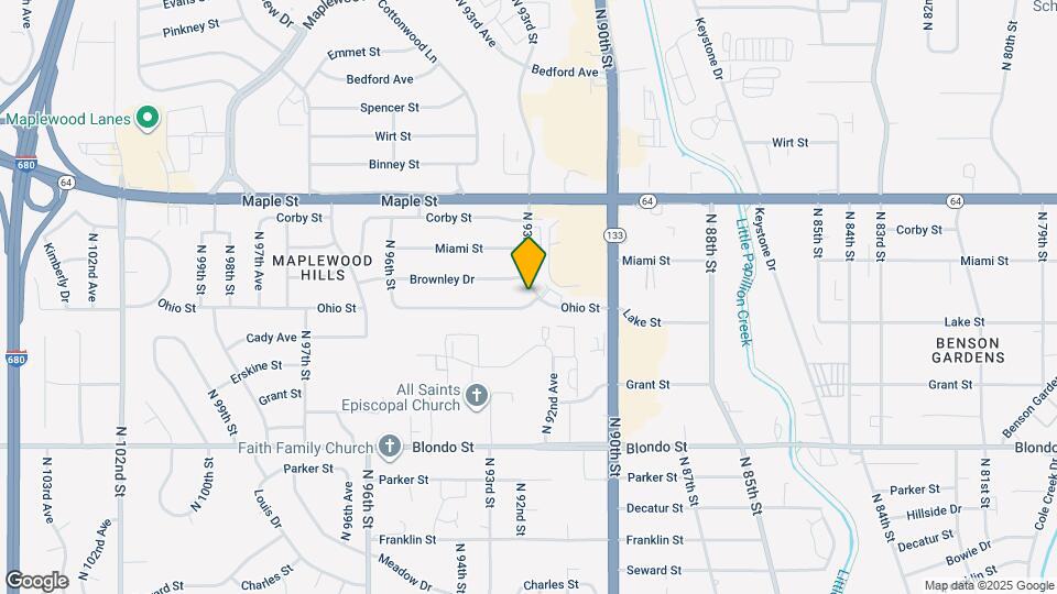 2608 N 93rd St Map and Location Details
