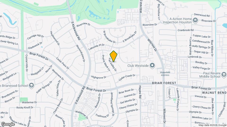 1627 Fall Valley Dr Map and Location Details