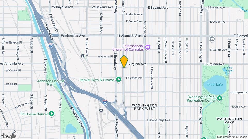 534 S Lincoln St Map and Location Details