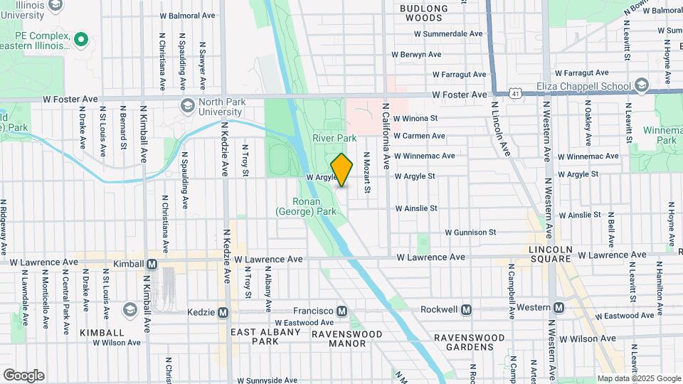 4928 N Francisco Ave, Unit 1B Mapa y Detalles de la Ubicación