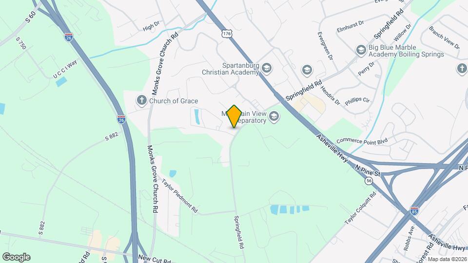 708 Springfield Rd Map and Location Details