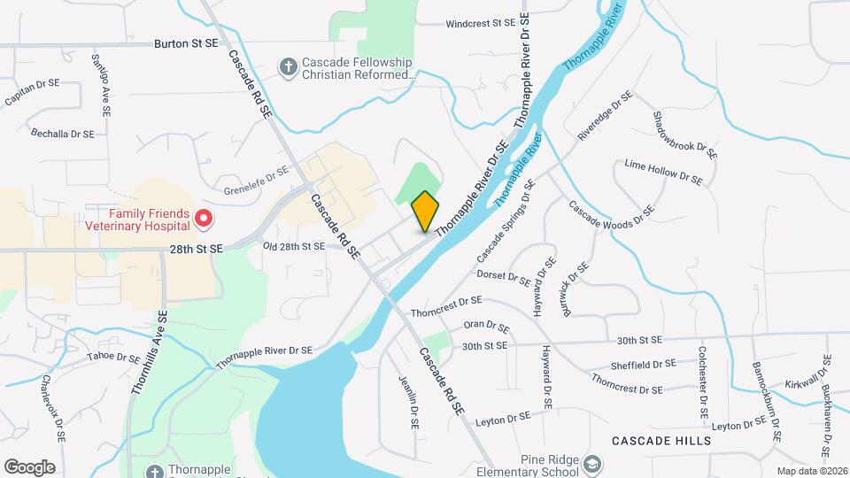 2789 Thornapple River Dr SE Mapa y Detalles de la Ubicación