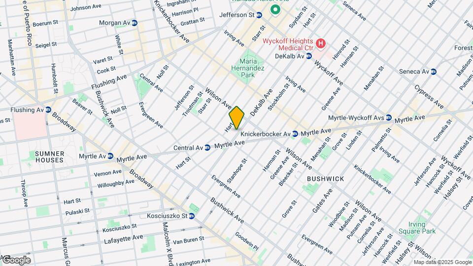 1351-1357 Dekalb Ave Mapa y Detalles de la Ubicación