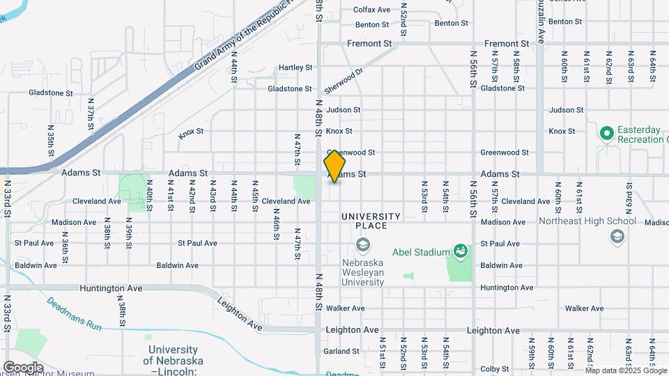 2929 N 49th St Map and Location Details