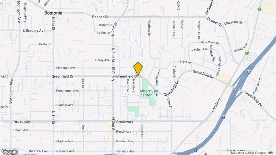 1298 Tangerine St Map and Location Details