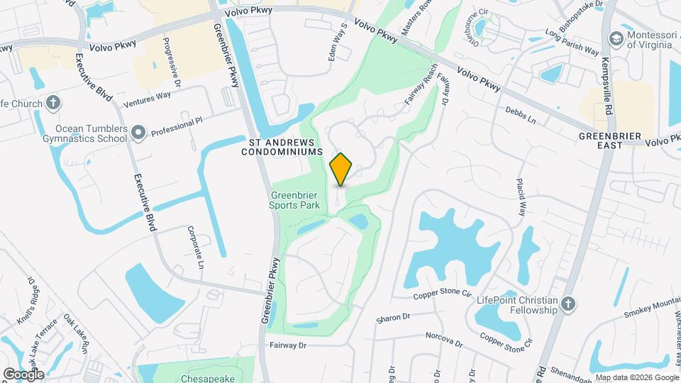 1016 Winged Foot Ct Map and Location Details