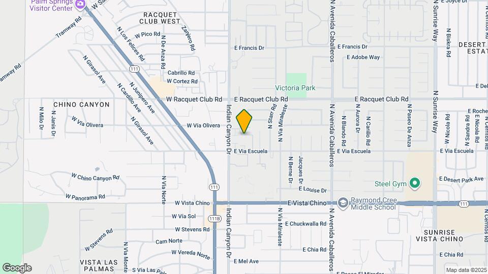 2230 N Indian Canyon Dr Map and Location Details