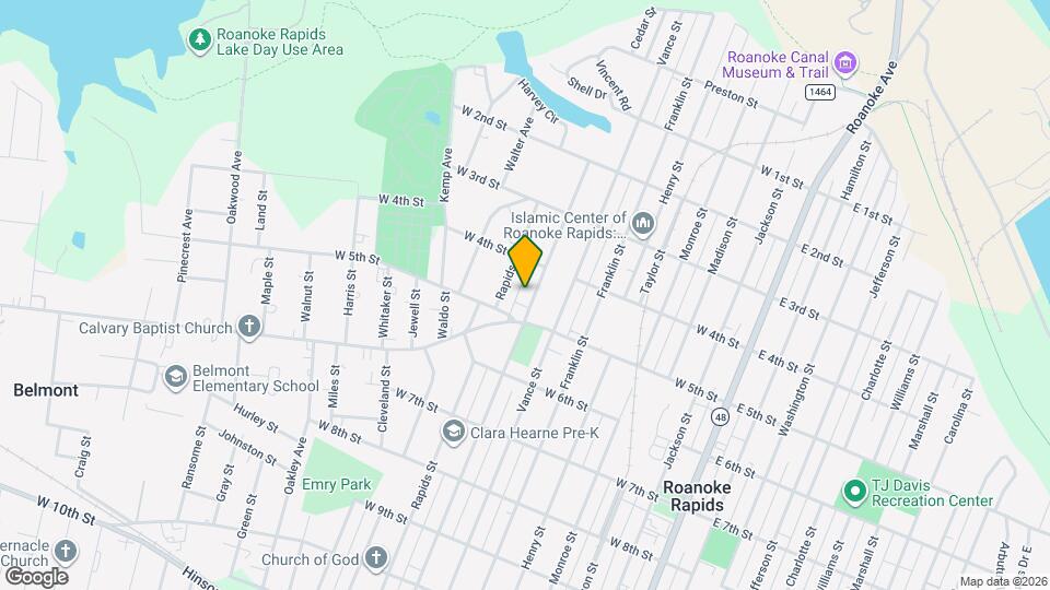 427 Cedar St Map and Location Details