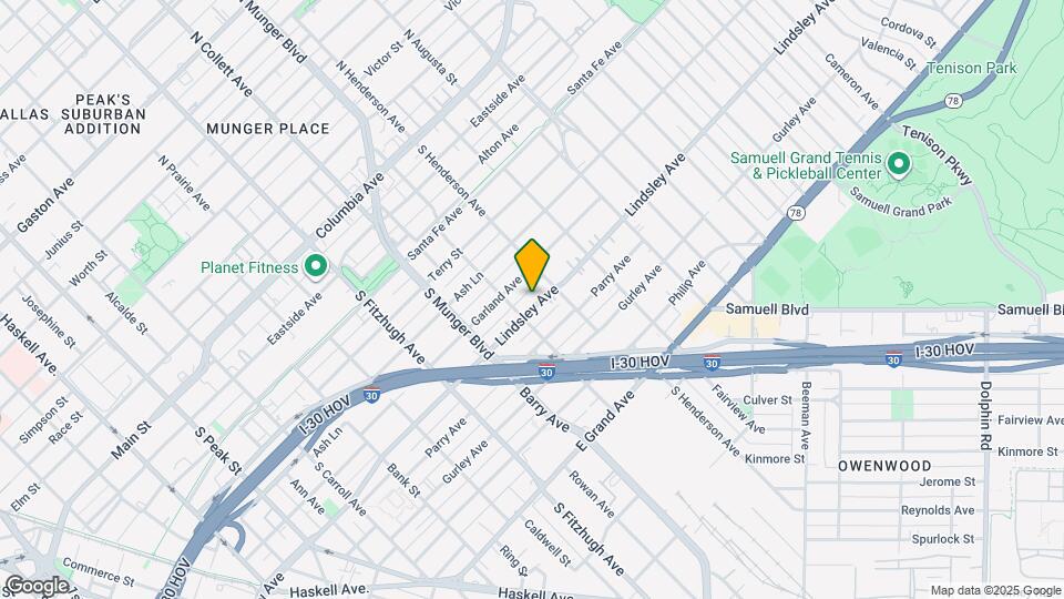 5217 Lindsley Ave Map and Location Details