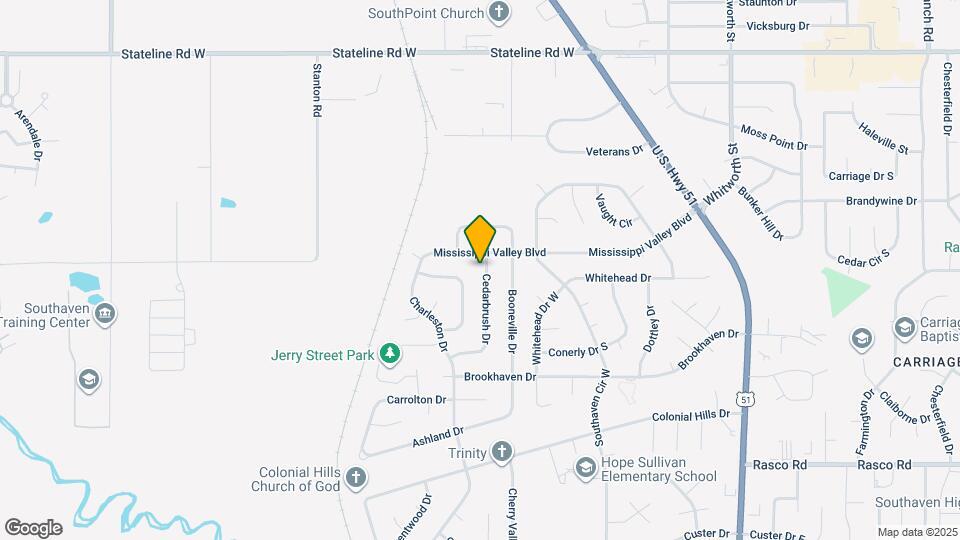 8493 Cedarbrush Dr Map and Location Details