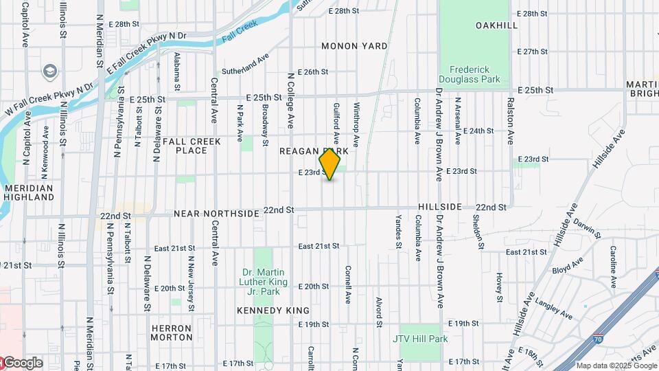 2237 Carrollton Ave Map and Location Details