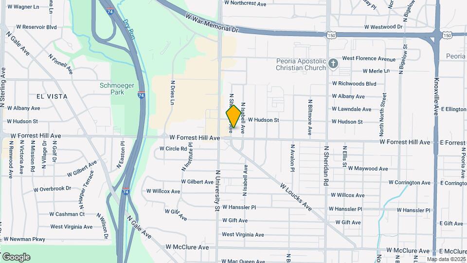 3110 N Sherwood Ave Map and Location Details