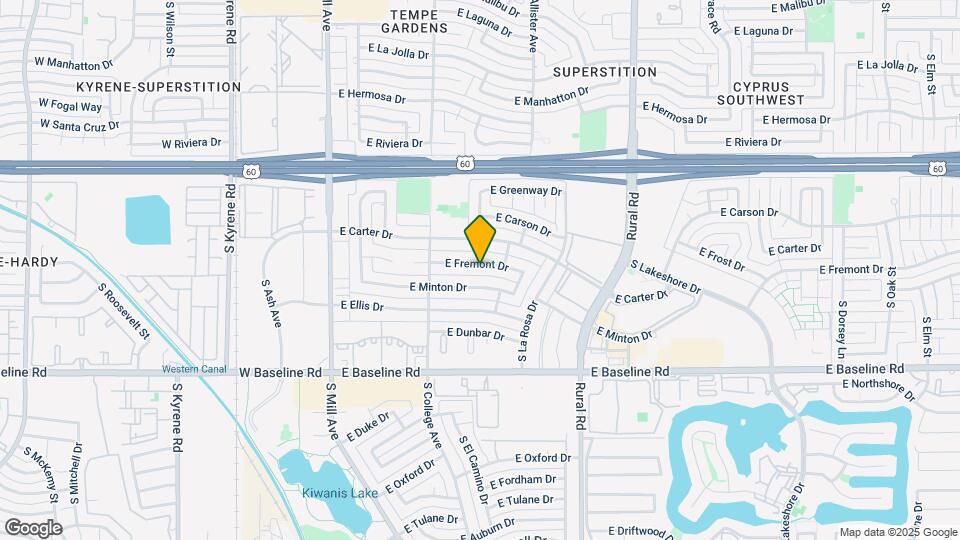 413 E Fremont Dr Map and Location Details