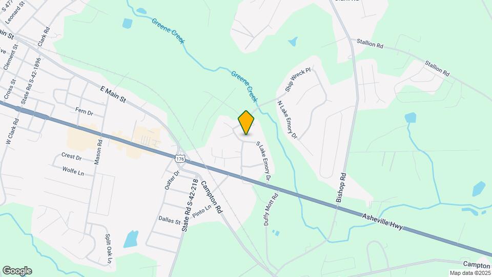 154 S Lake Emory Dr Map and Location Details