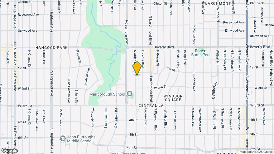 116 S Arden Blvd Map and Location Details