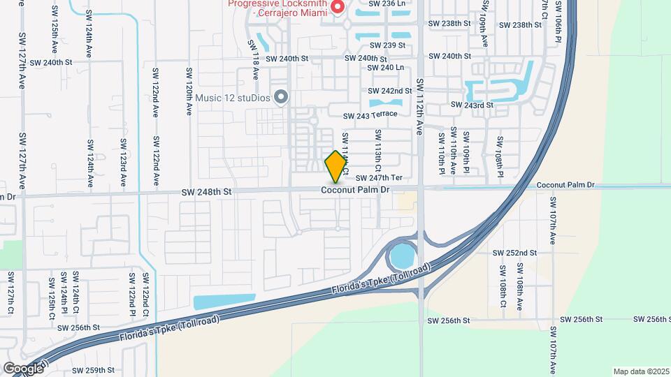11489 SW 248th Terrace Map and Location Details