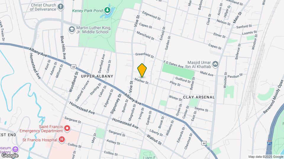 234-240 Mather St, Hartford, CT 06112 Mapa y Detalles de la Ubicación