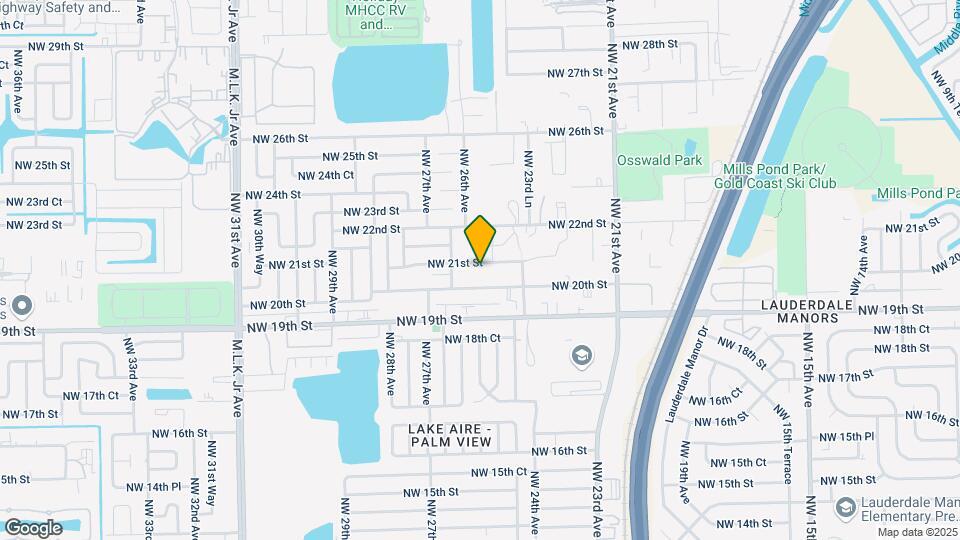 2514 NW 21st St Map and Location Details