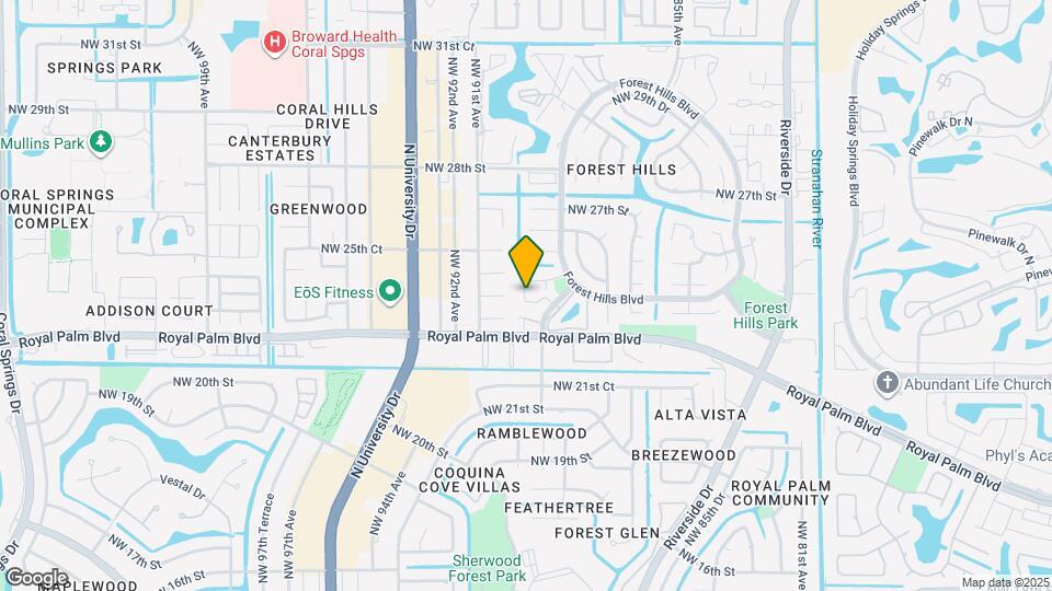 2424 NW 89th Dr Map and Location Details